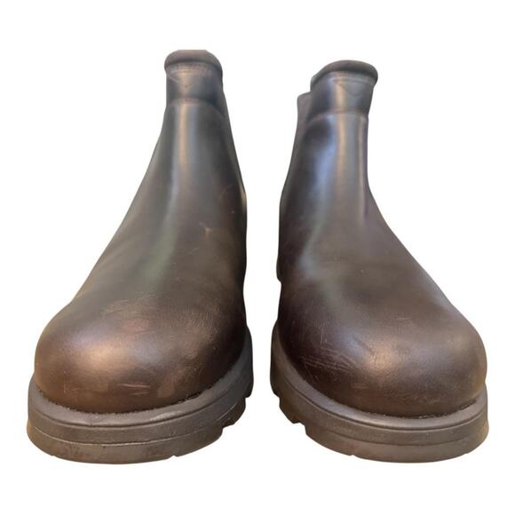 Ugg HIllmont Chelsea Boot Waterproof Brown Leather Men size 14 - Picture 4 of 7